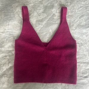 NWOT J crew cropped sweater tank
